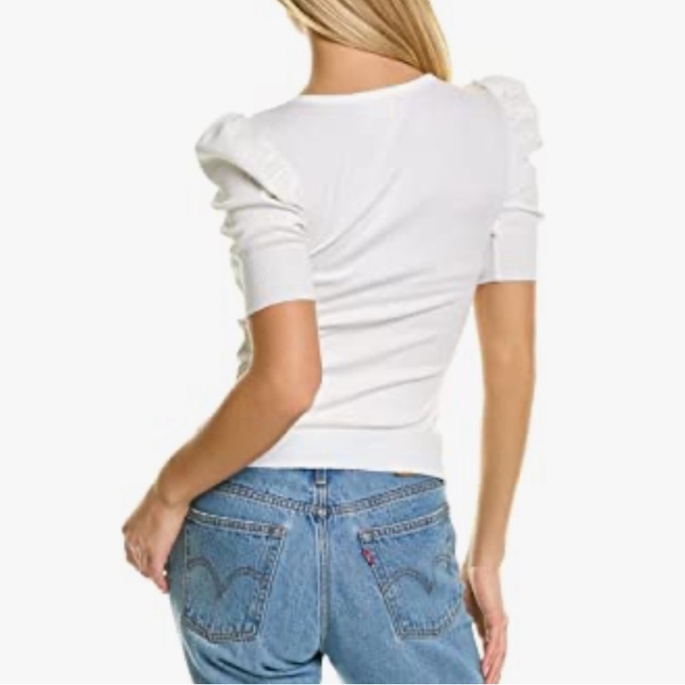 Nations Ltd - White Ribbed Pixie Tee - image 8
